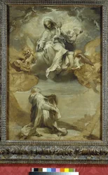 Saint Dominique recevant le Rosaire, XVIe siècle
